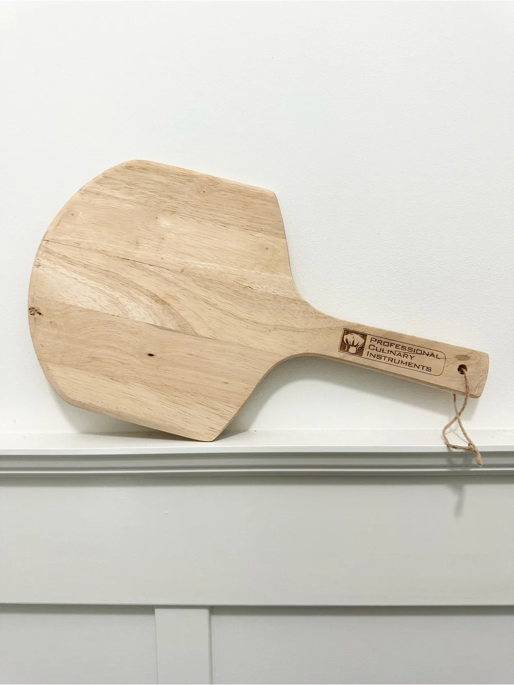 Wooden Pizza Peel by Professional Culinary Instruments Natural 16” long 9” Wide